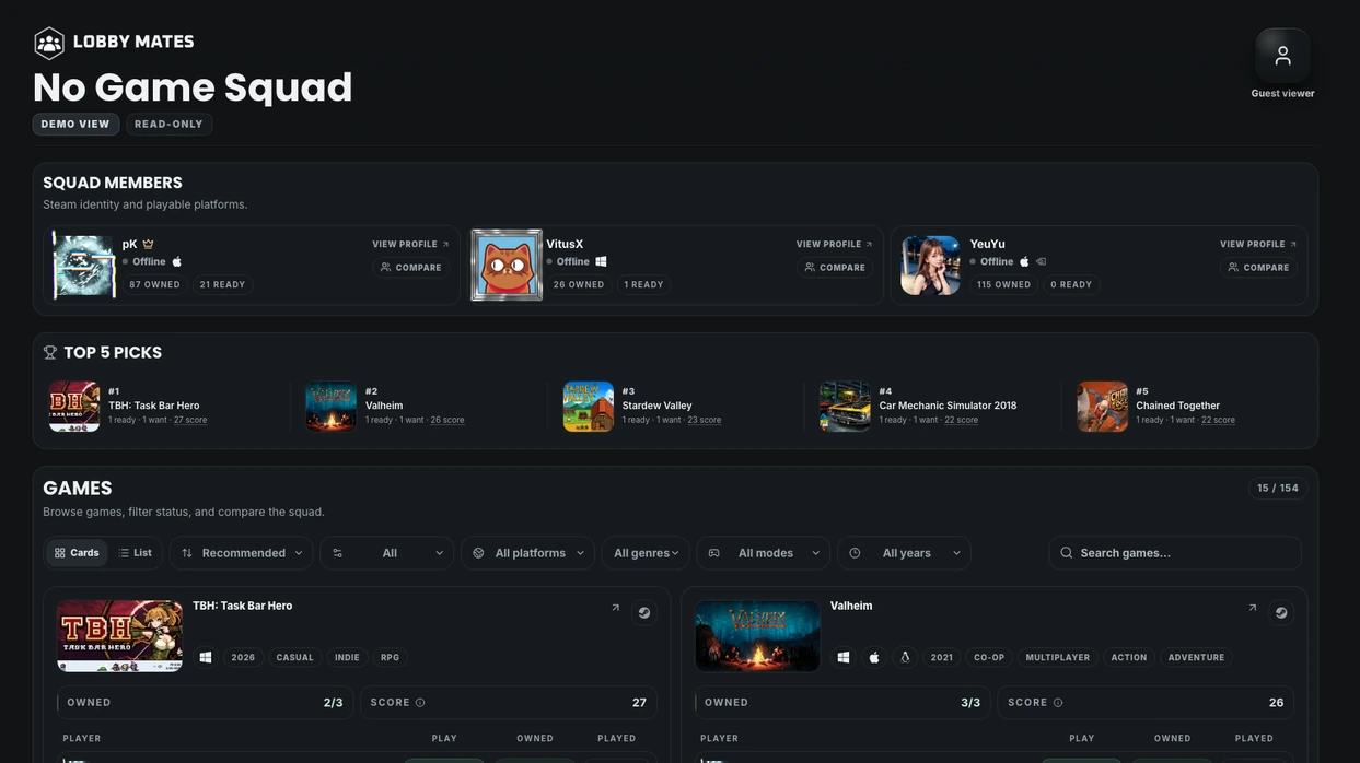 Lobby Mates preview